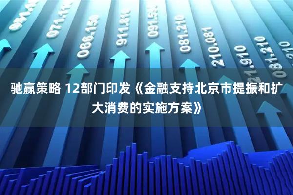 驰赢策略 12部门印发《金融支持北京市提振和扩大消费的实施方案》