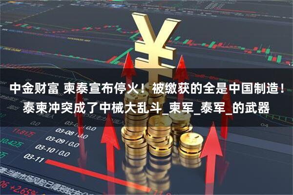 中金财富 柬泰宣布停火!被缴获的全是中国制造!泰柬冲突成了中械大乱斗_柬军_泰军_的武器